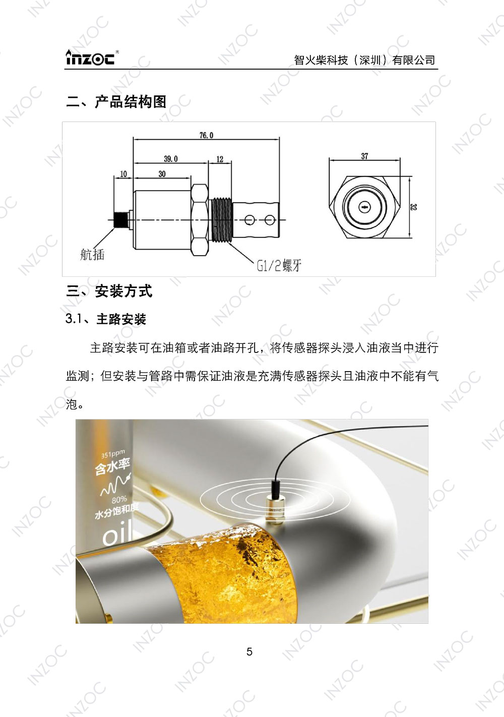 七合一多参量油液传感器IFV-7